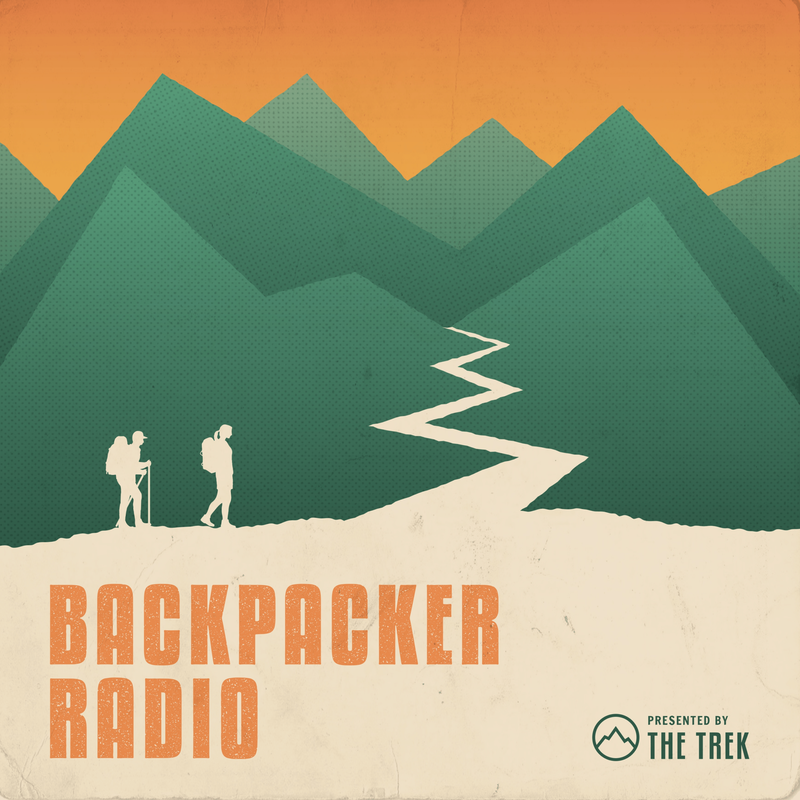 Backpacker Radio Podcast logo.